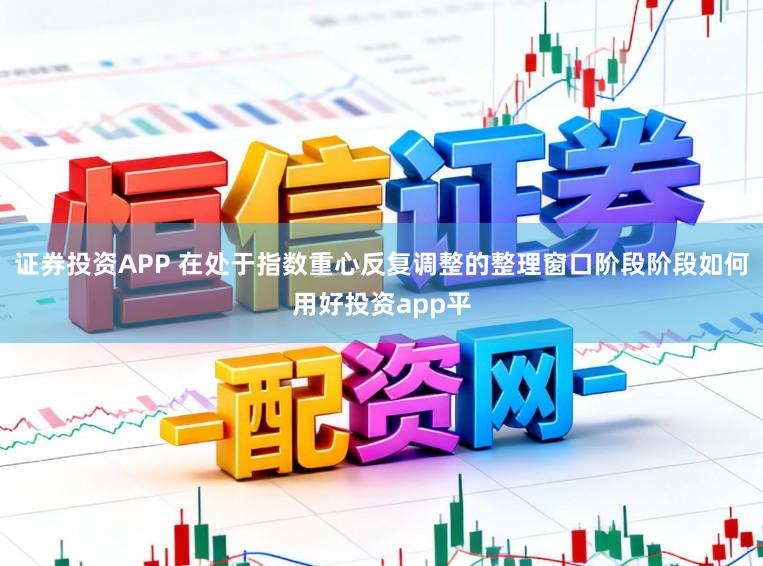 证券投资APP 在处于指数重心反复调整的整理窗口阶段阶段如何用好投资app平